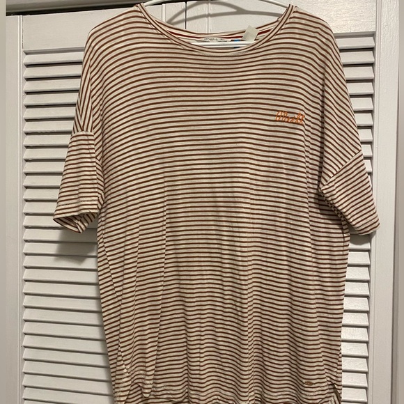 O’Neill Striped Oversized Tee - Picture 1 of 4